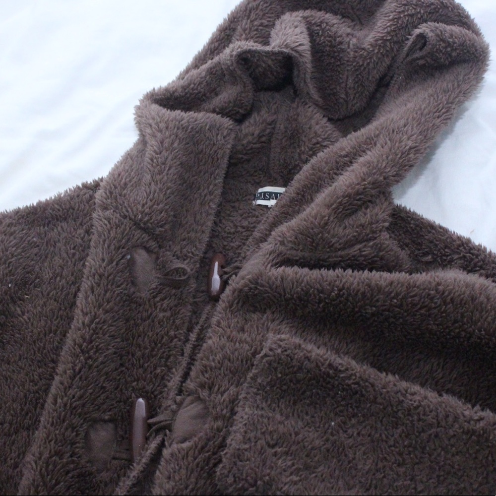 Fuzzy fur jacket